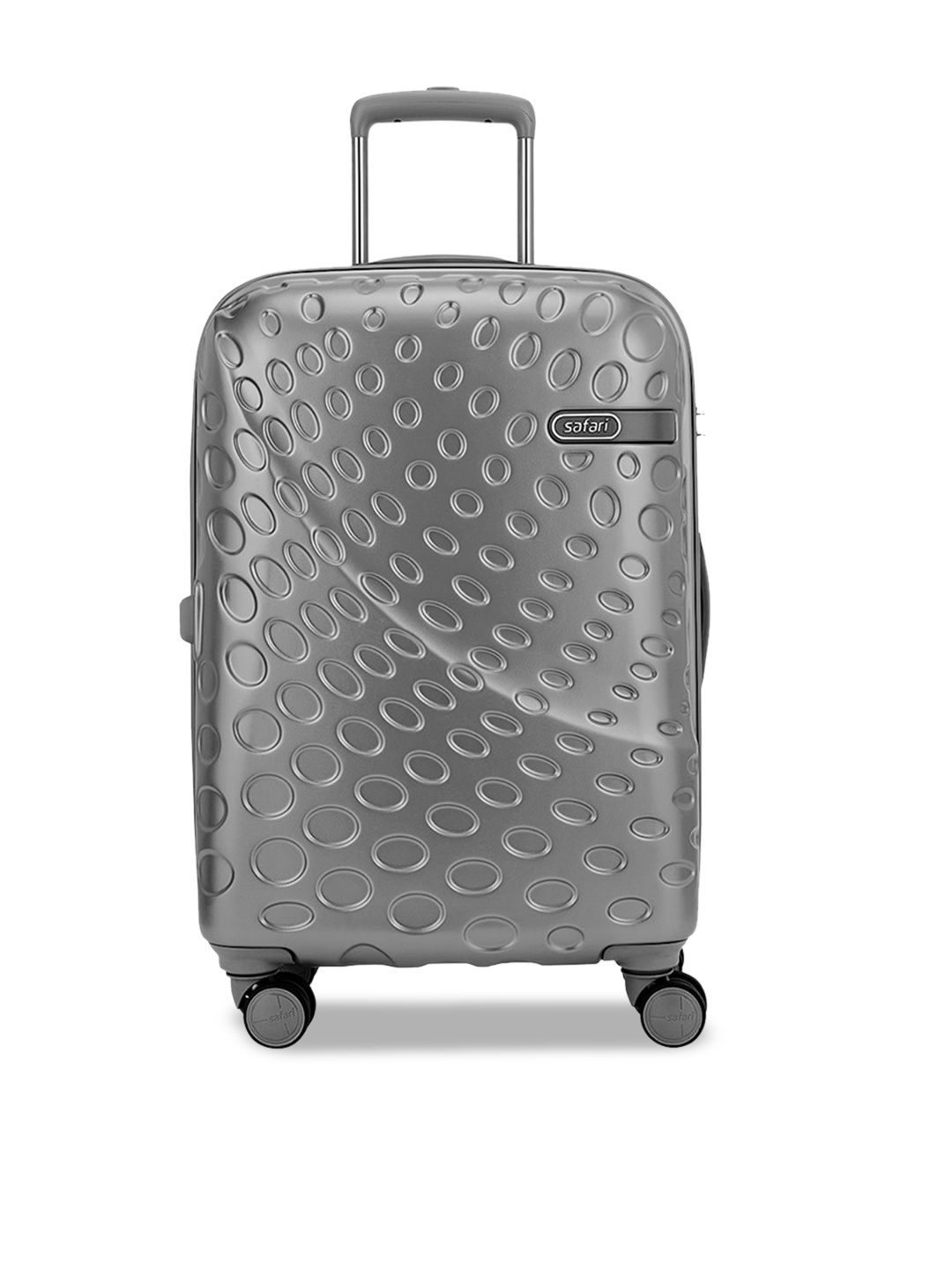 

Safari Orbit Hard-Sided Telescopic Handle Water Resistance Large Trolley Suitcase, Grey