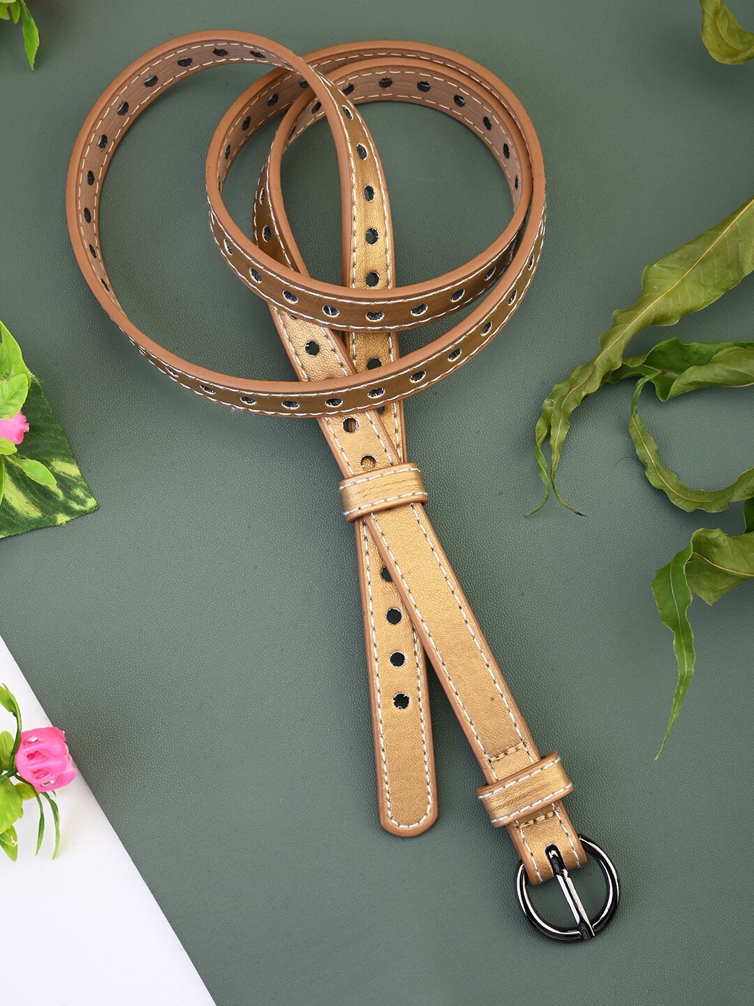 

BuckleUp Women Casual Belt, Brown