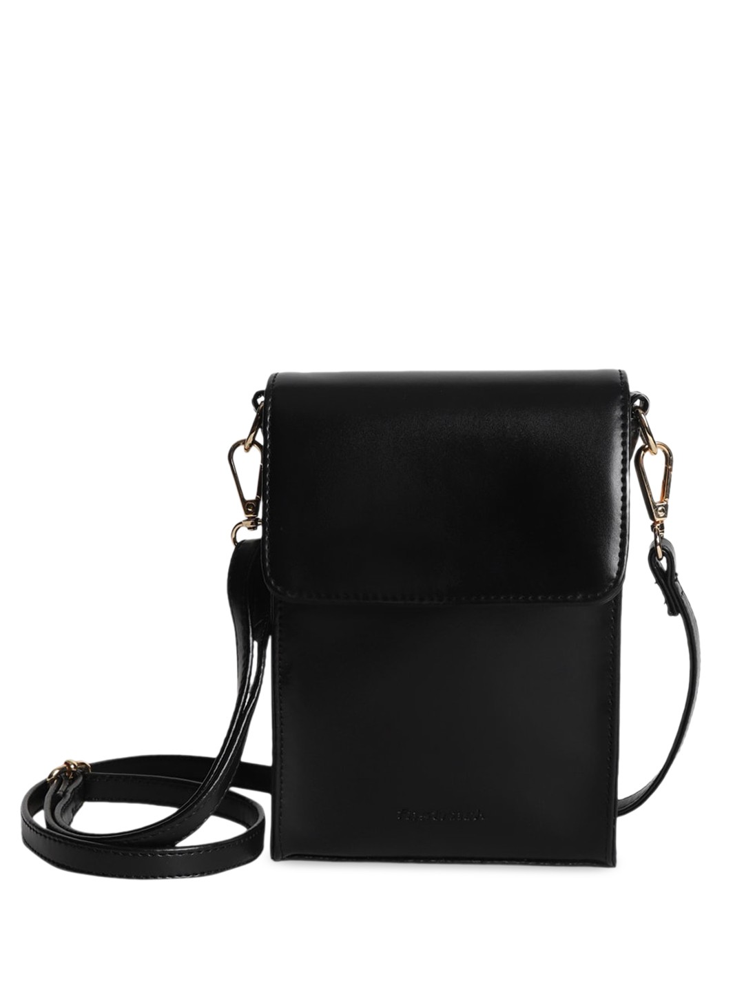 

Fastrack Structured Sling Bag, Black