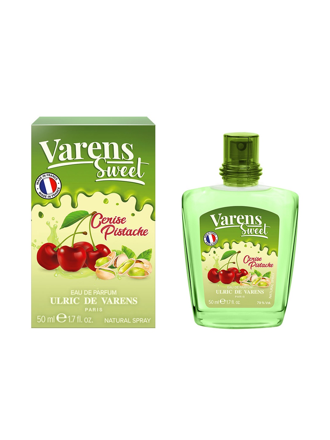 

ULRIC DE VARENS Women Sweet Cerise Pistache Eau De Parfum - 50 ml, Green