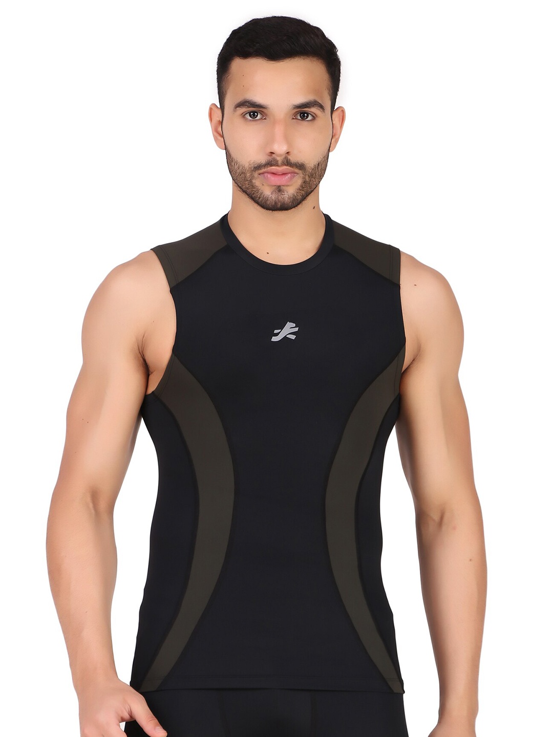 

REDESIGN Moisture Wicking Compression Dry-Fit T-shirt, Black