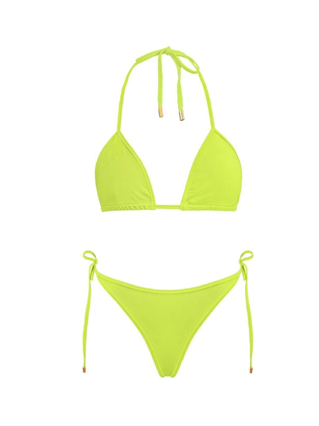 

So What Halter Neck Swim Bikini Set, Green