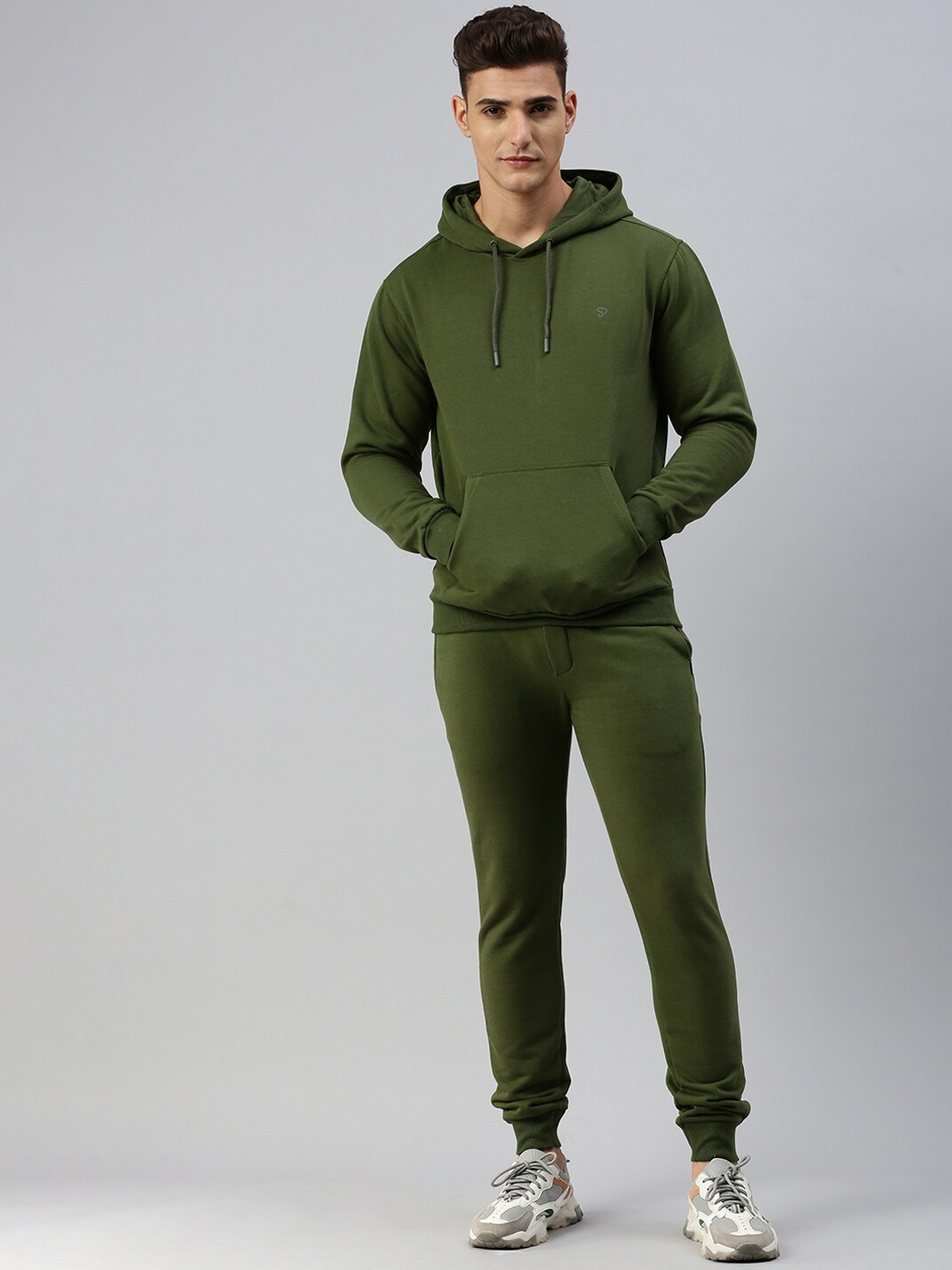 

SPORTO Hooded Sweatshirt With Joggers, Olive