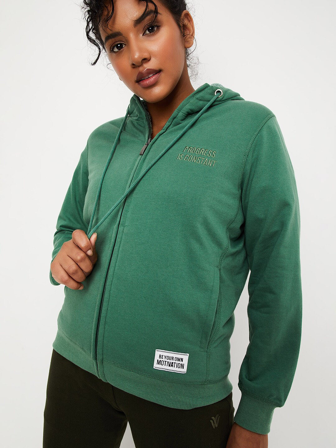 

max Hooded Bomber Jacket, Green