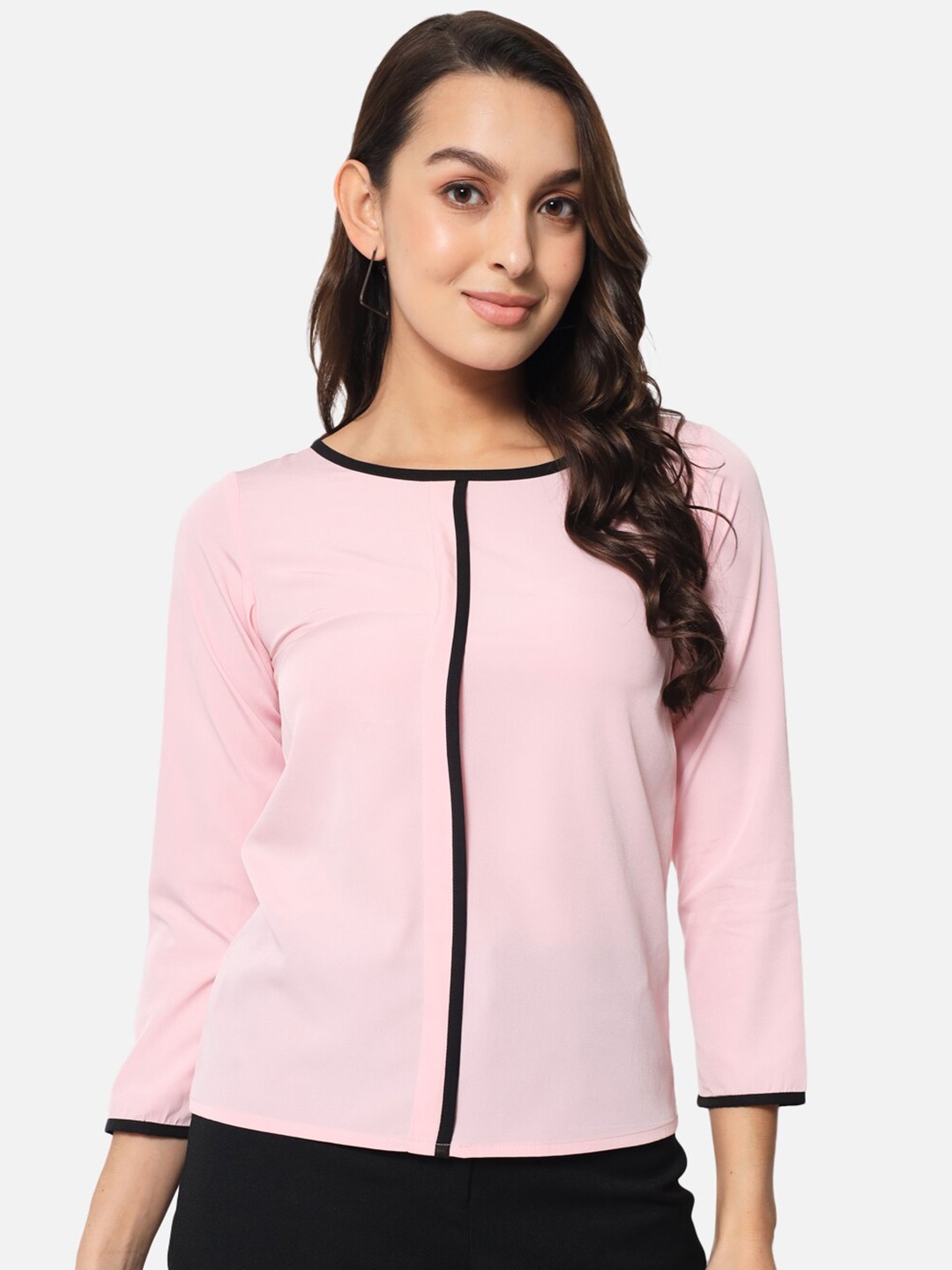 

BAESD Round Neck Top, Pink