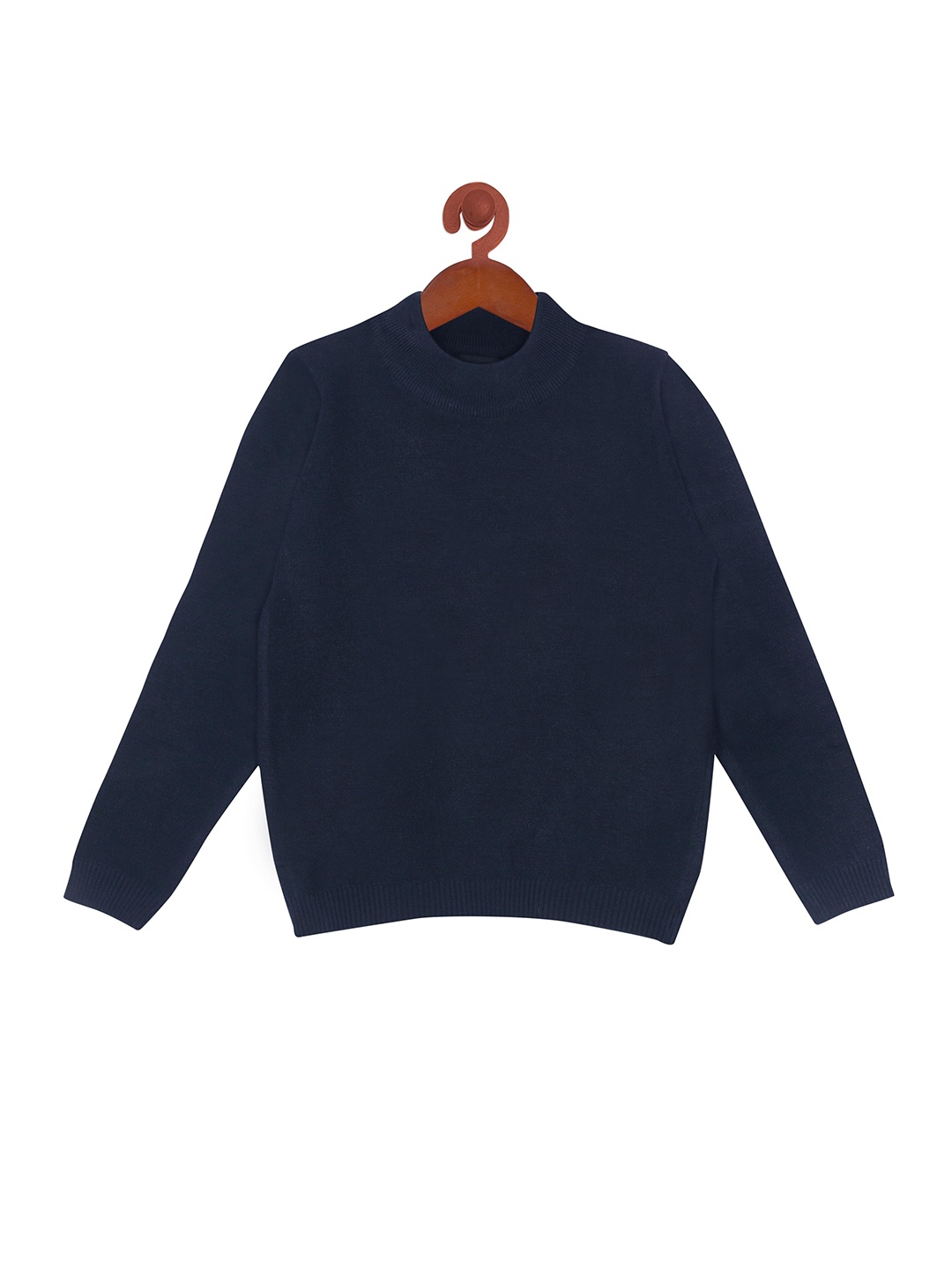 

Tiny Girl Cotton Pullover Sweaters, Navy blue