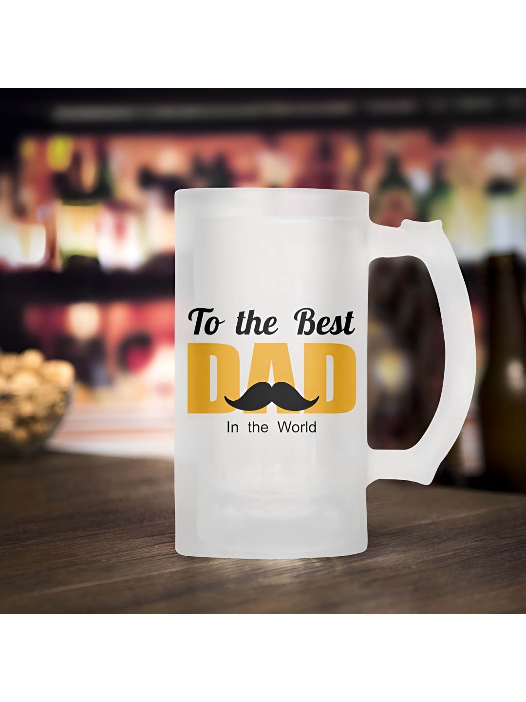 

ARTBUG Transparent Printed Glass Matte Mugs 470Ml