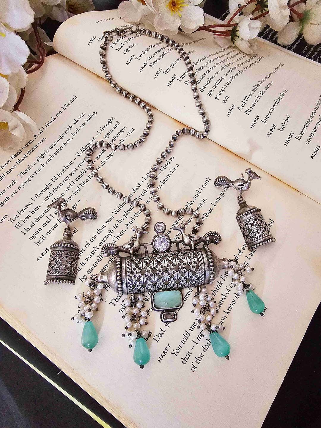 

Binnis Wardrobe Silver-Plated Beaded Jewellery Set