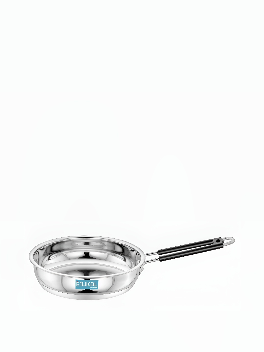 

Ethical Silver Toned Stainless Steel Induction Base Core Saute Pan
