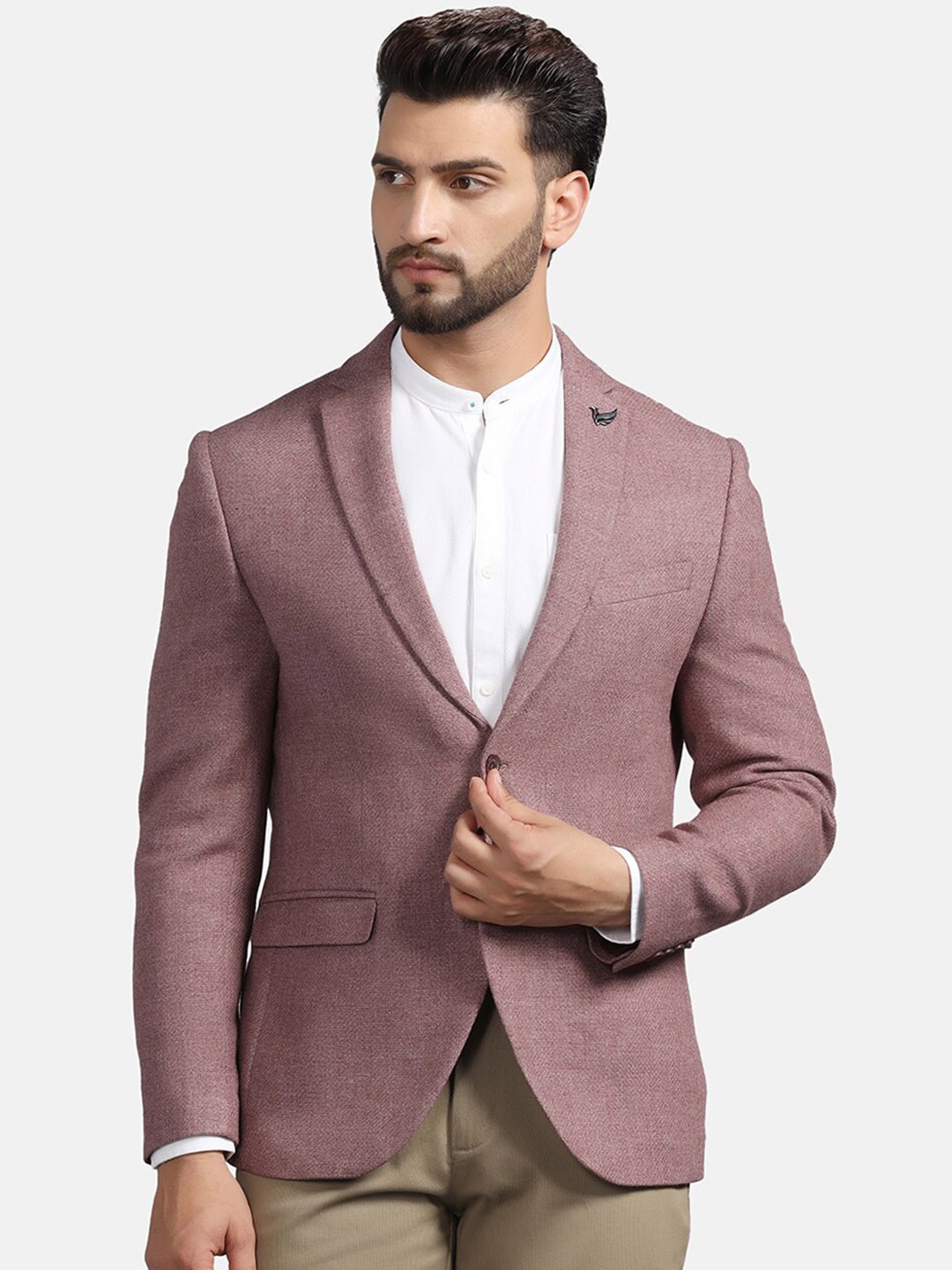 

Blackberrys Slim Fit Single Breasted Blazer, Pink