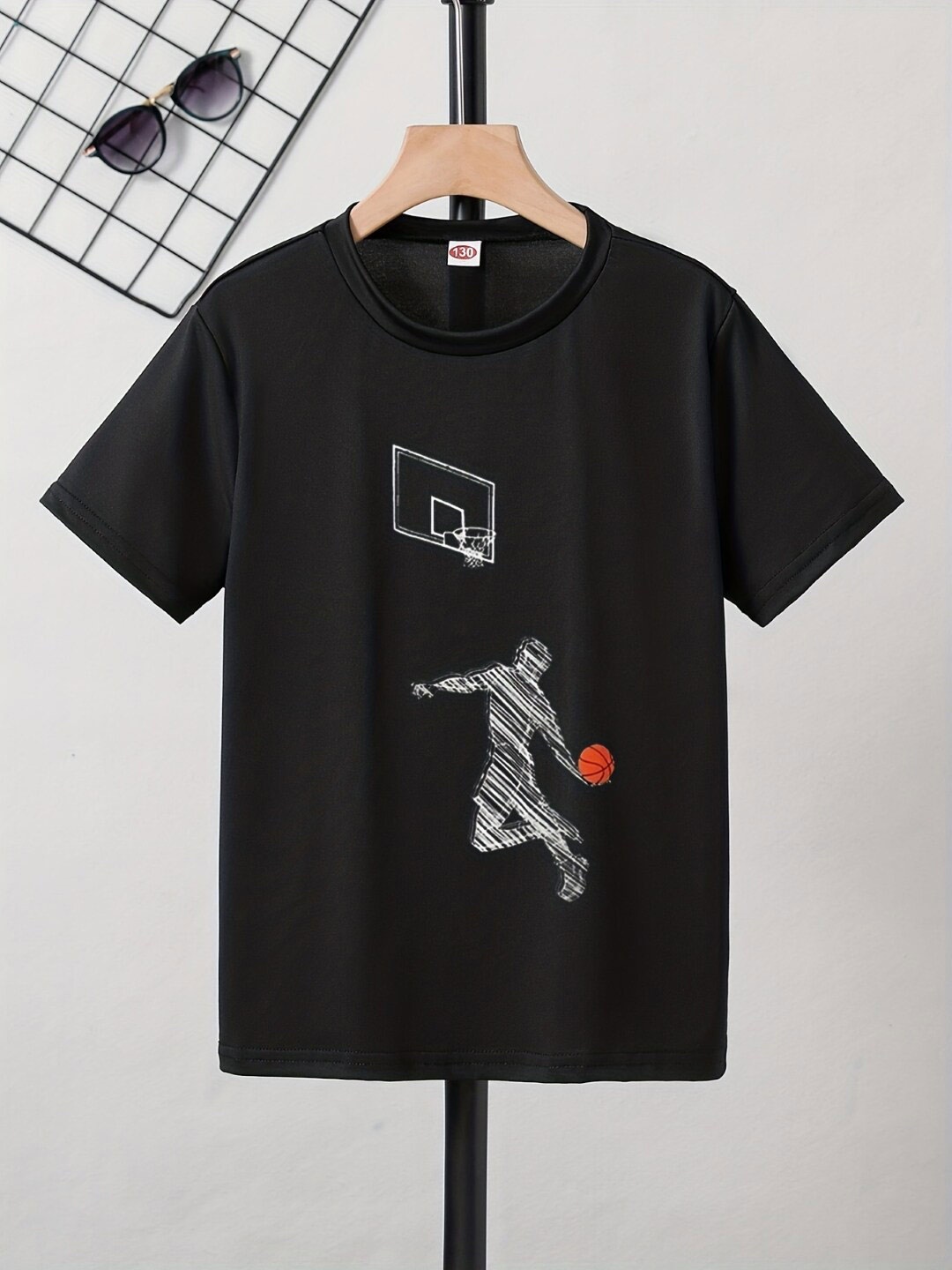 

StyleCast Boys Black Graphic Printed T-shirt