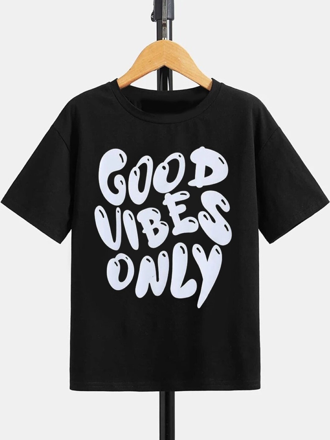 

StyleCast Boys Black Typography Printed Regular T-shirt