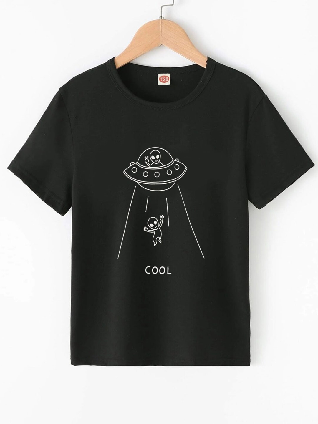 

StyleCast Boys Black Graphic Printed T-shirt