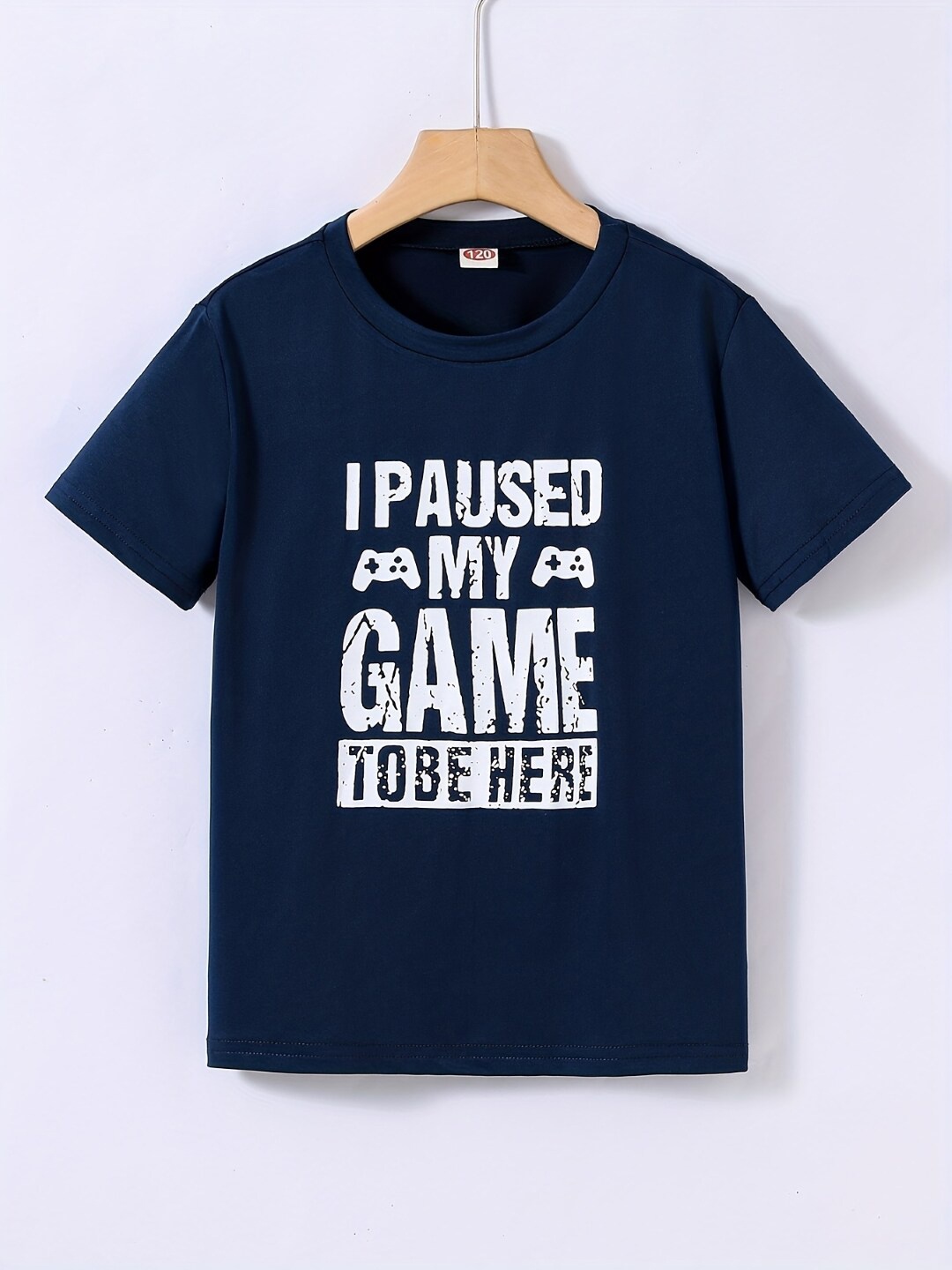 

StyleCast Boys Navy Blue Typography Printed Round Neck T-shirt