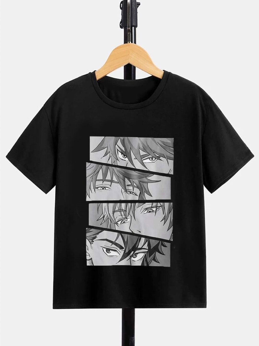 

StyleCast Boys Black Graphic Printed Regular Fit T-shirt