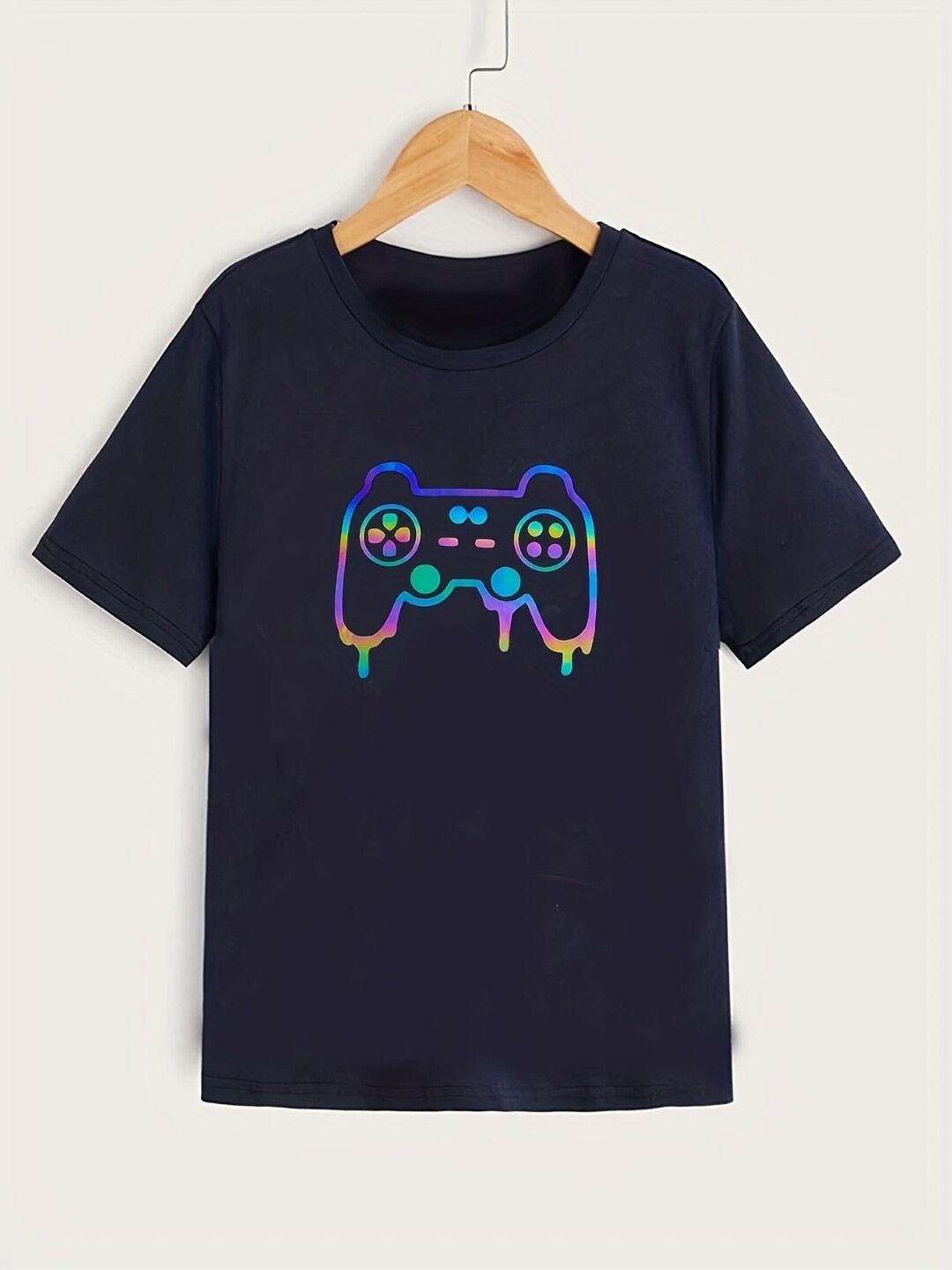 

StyleCast Boys Navy Blue Graphic Printed Regular T-shirt