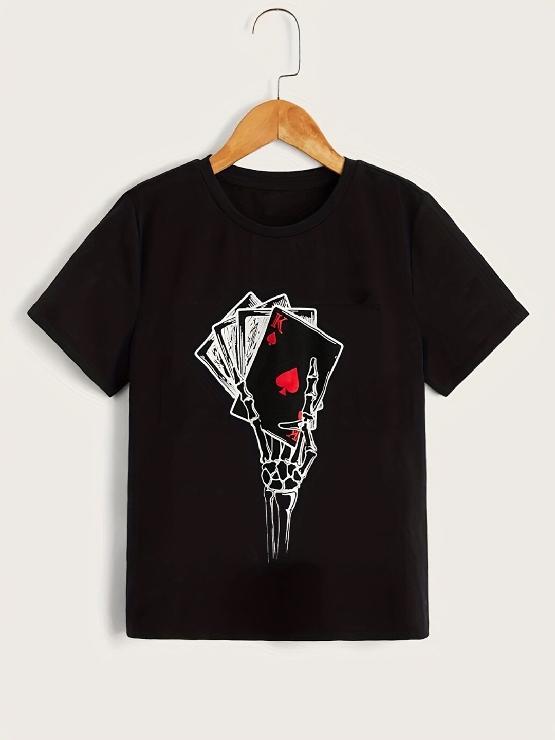 

StyleCast Boys Black Graphic Printed Short Sleeves T-shirt