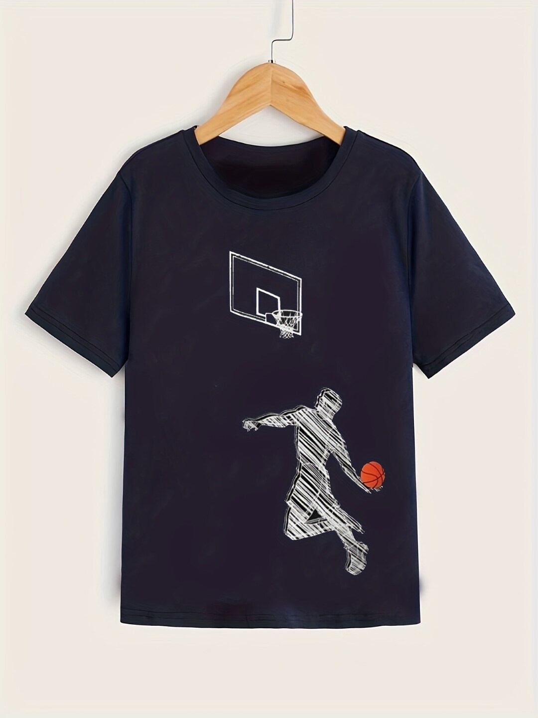 

StyleCast Boys Navy Blue Graphic Printed T-shirt