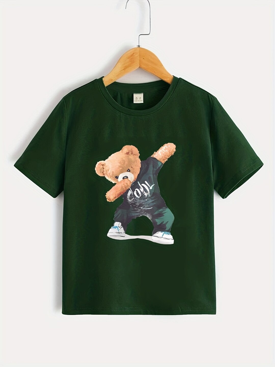 

StyleCast Boys Green Graphic Printed Regular Fit T-shirt