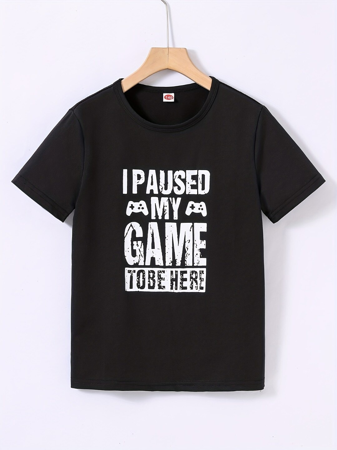 

StyleCast Boys Black Typography Printed Short Sleeves T-shirt