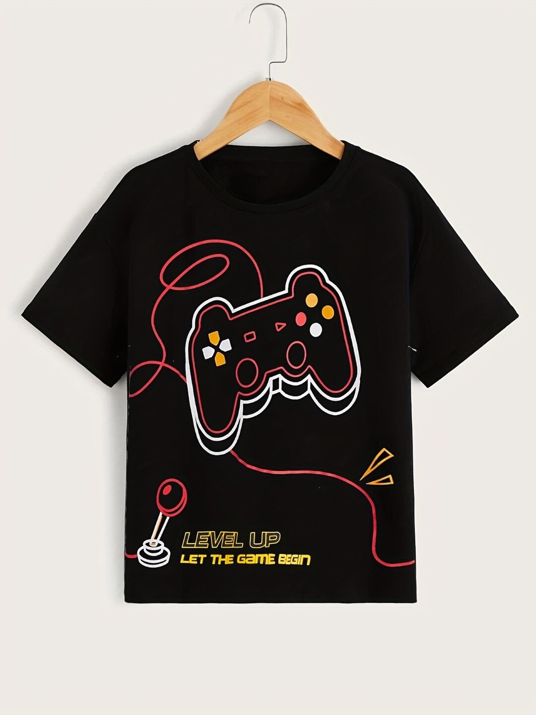 

StyleCast Boys Black Graphic Printed T-shirt