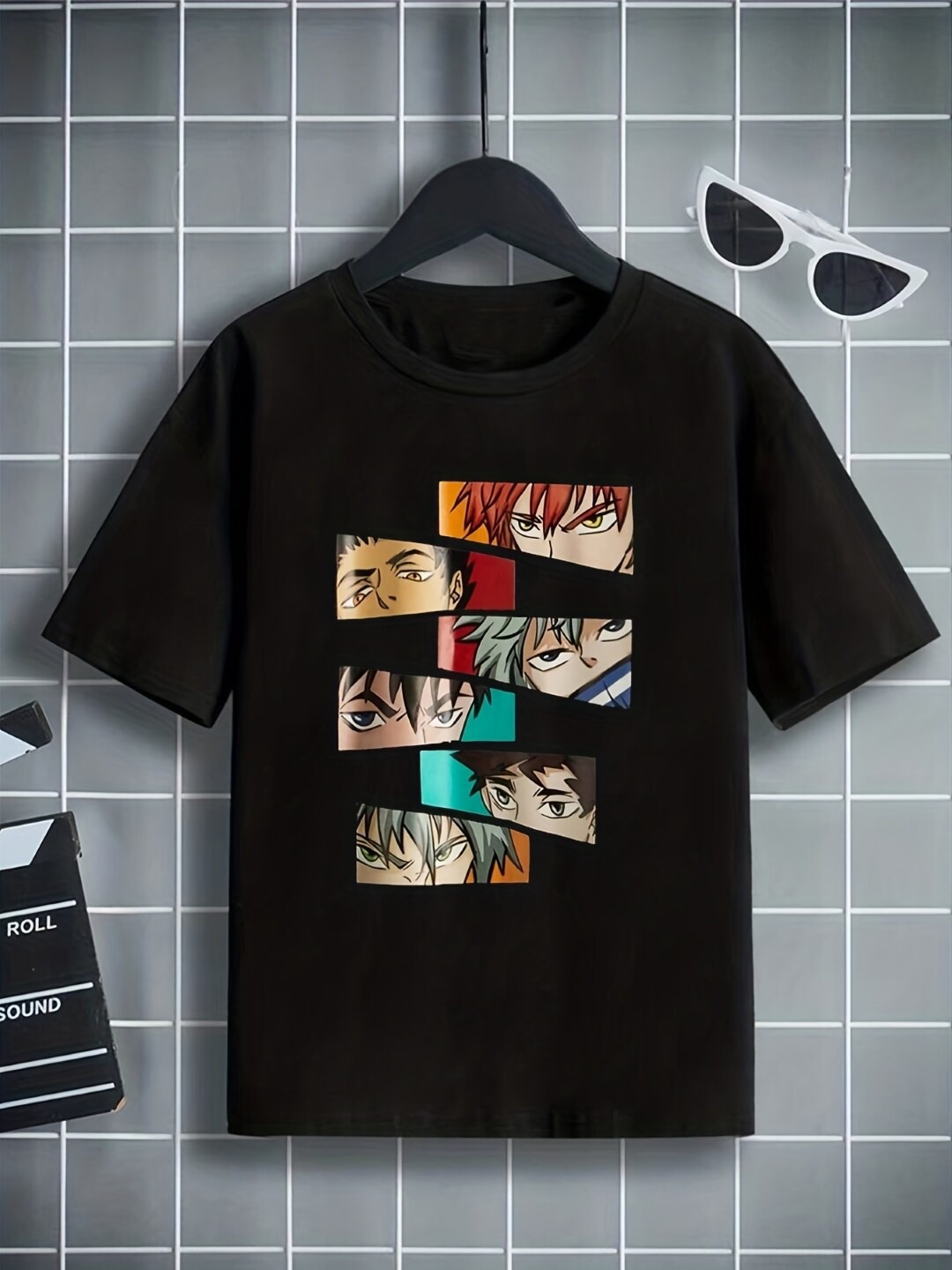 

StyleCast Boys Anime Printed Round Neck T-shirt, Black