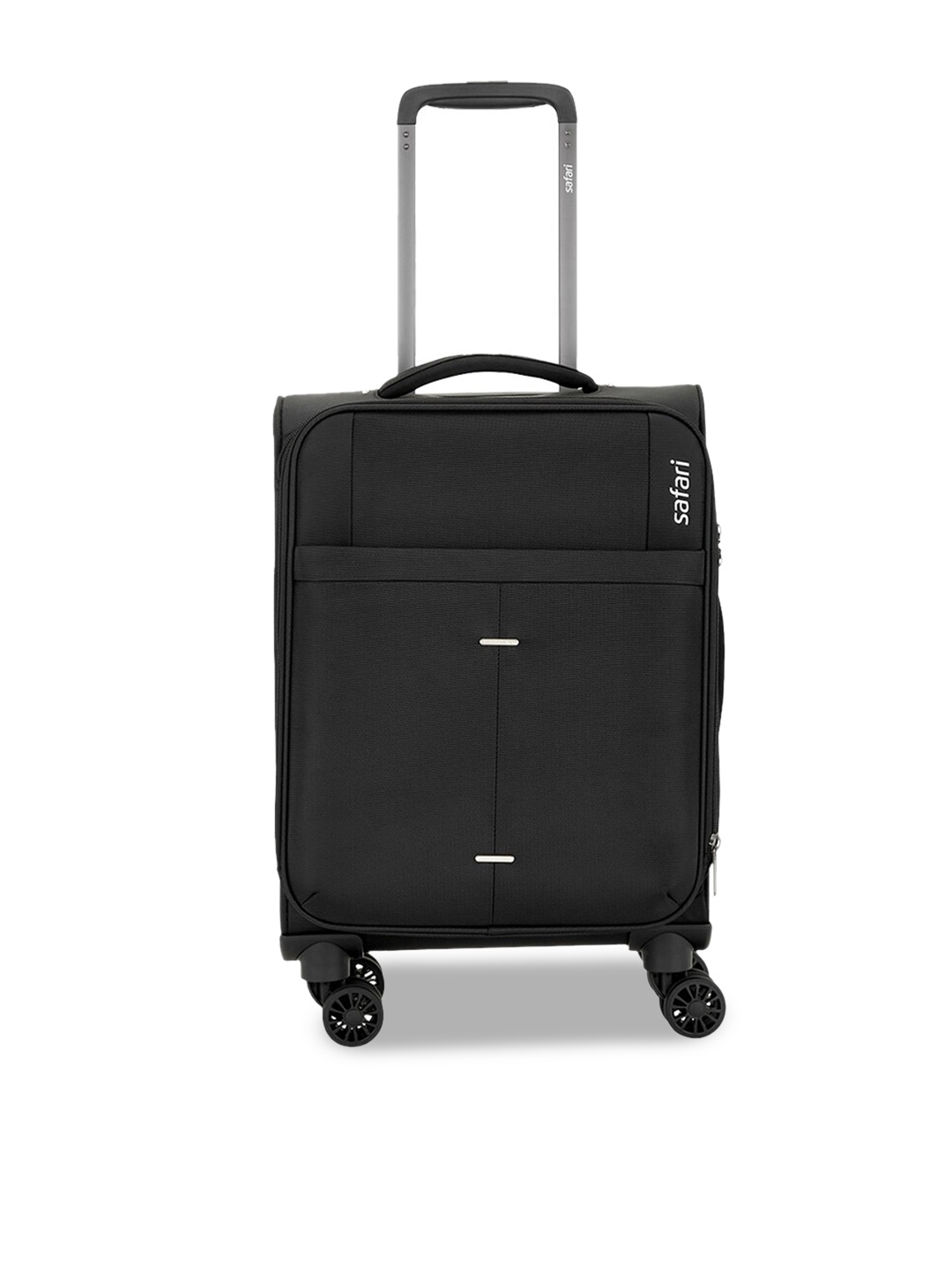 

Safari Airpro Soft Sided Premium Lightweight Expandable TSA Lock Small Cabin Trolley Suitcase, Black