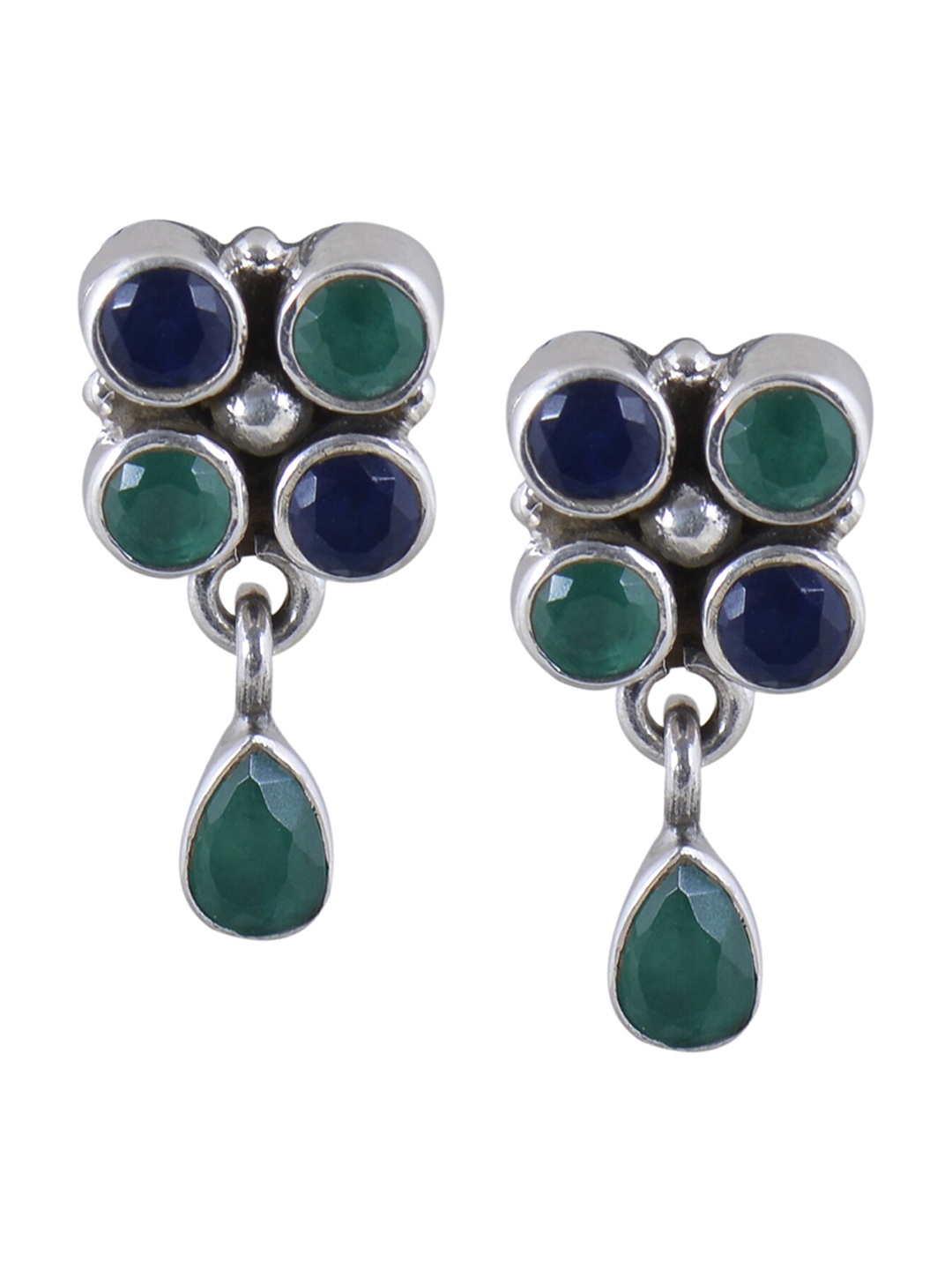 

Silverwala Silver Contemporary Drop Earrings