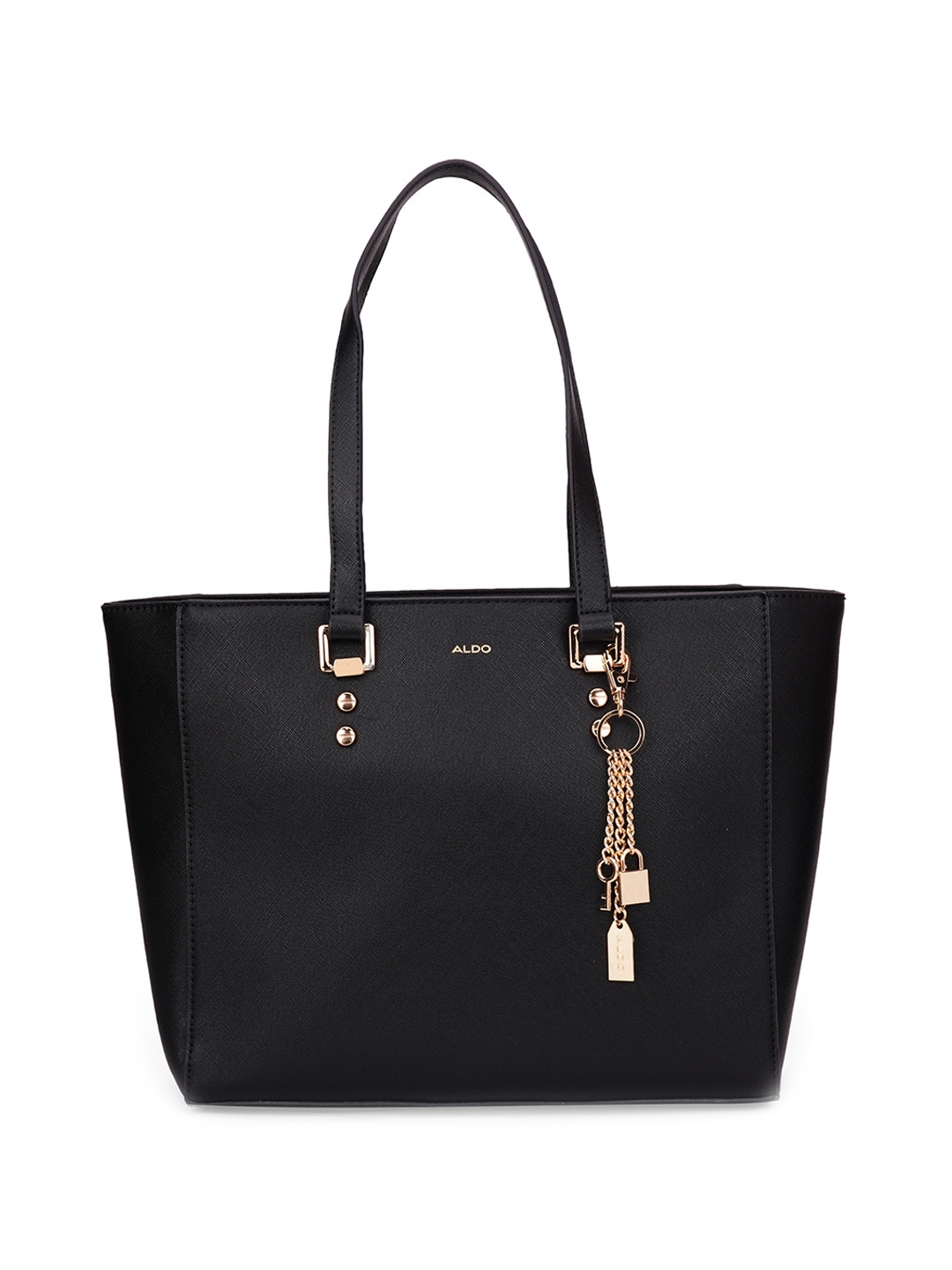 

ALDO Tasselled Detail Structured Tote Bag, Black