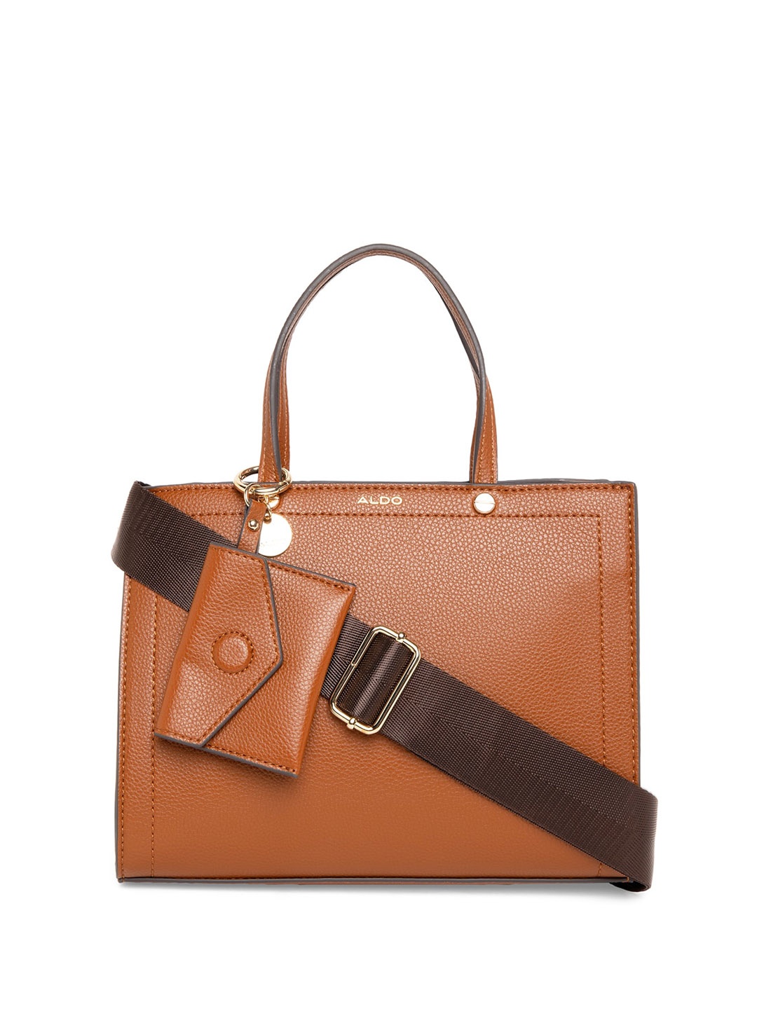 

ALDO Structured Handheld Bag, Brown