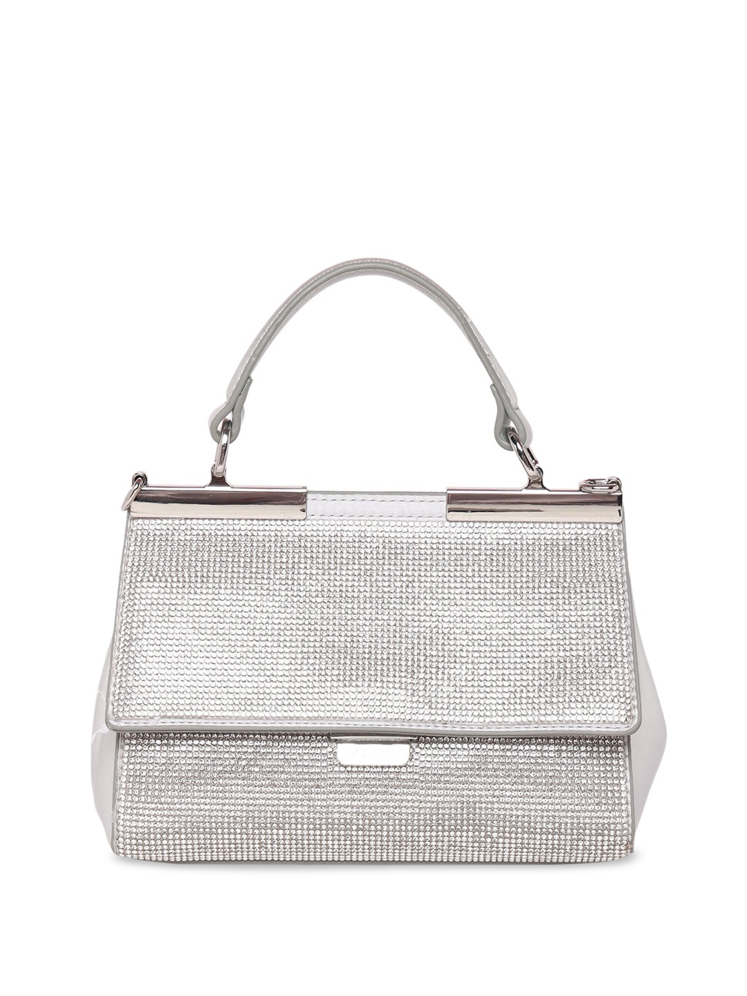 

ALDO Embellished Handheld Bag, Silver