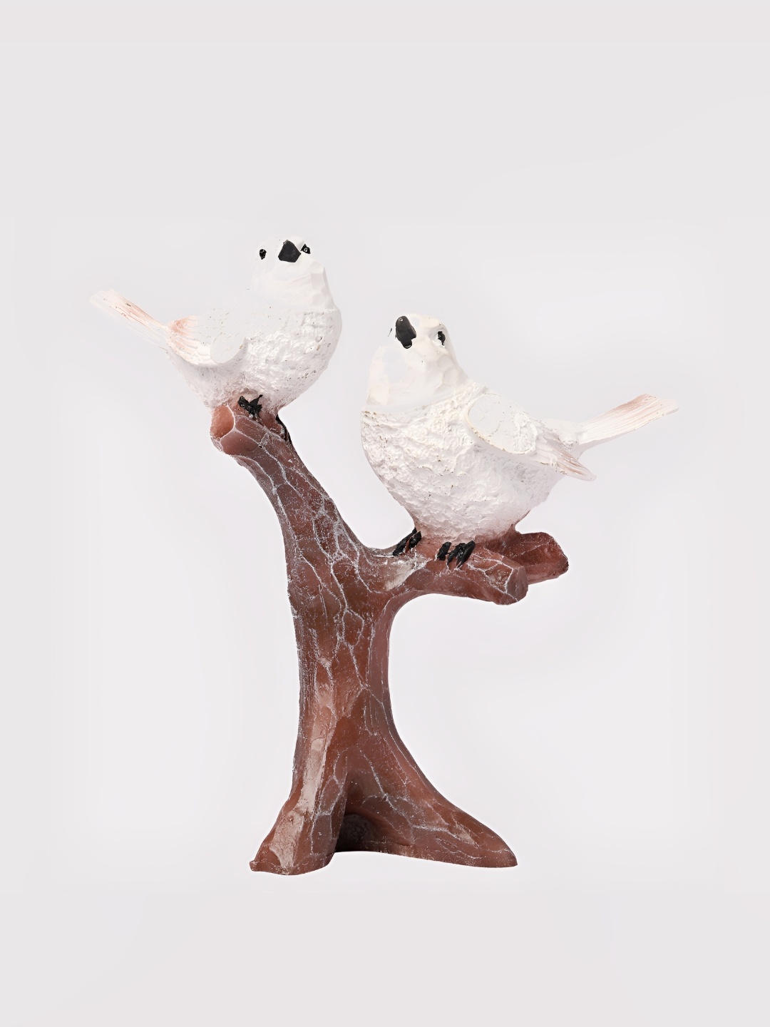 

Vikarafty Cream-Coloured & Brown Two Birds Statue Figurine Showpiece