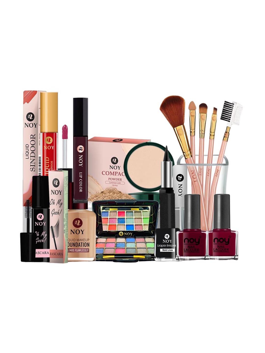 

NOY Set Of 15 Beauty Makeup Combo - 609, Red