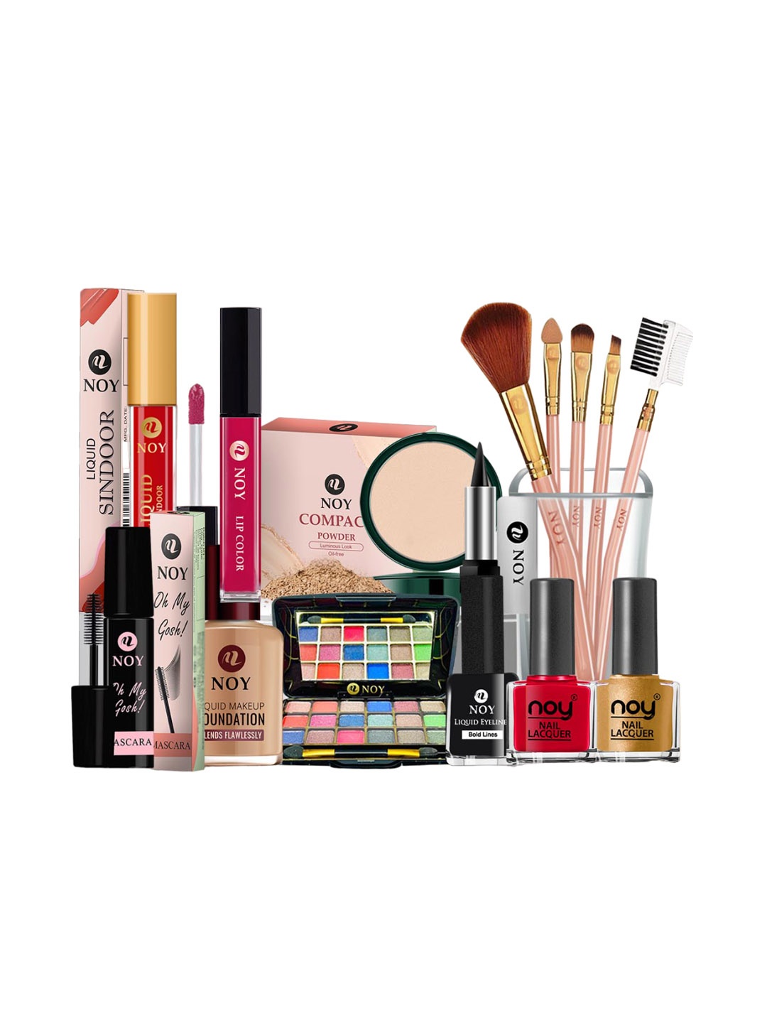 

NOY Set Of 15 Captivate Makeup Combo - 756, Red