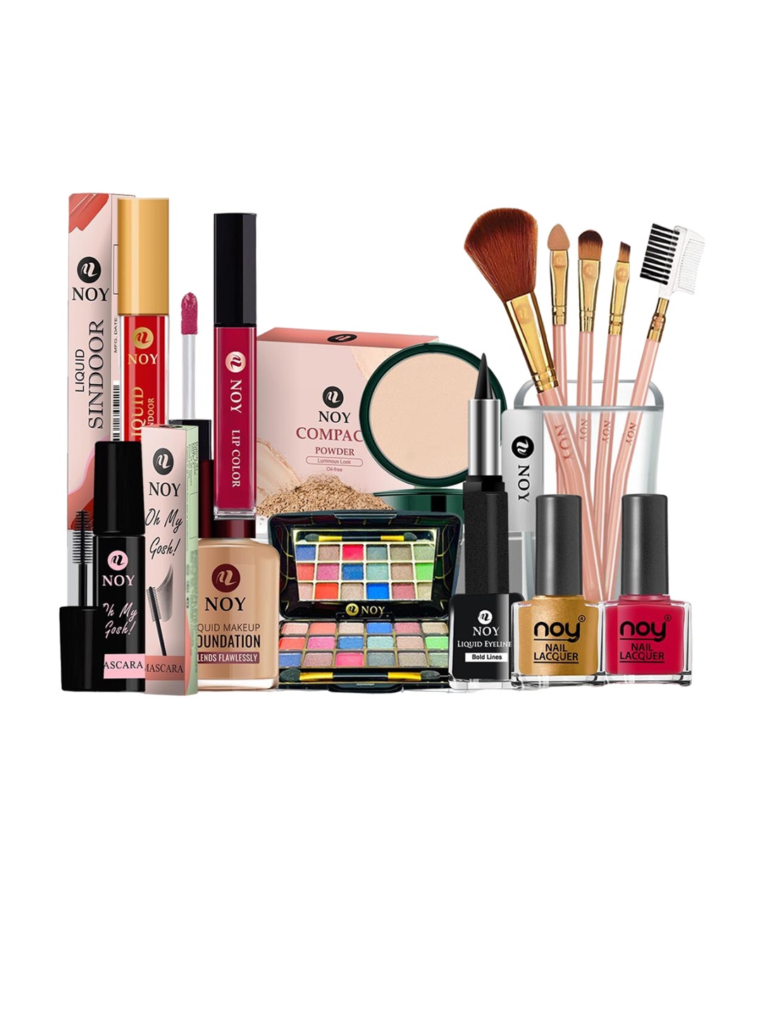 

NOY Set Of 15 Bliss Makeup Combo - Perfect Match For Flawless Looks - No. 791, Magenta