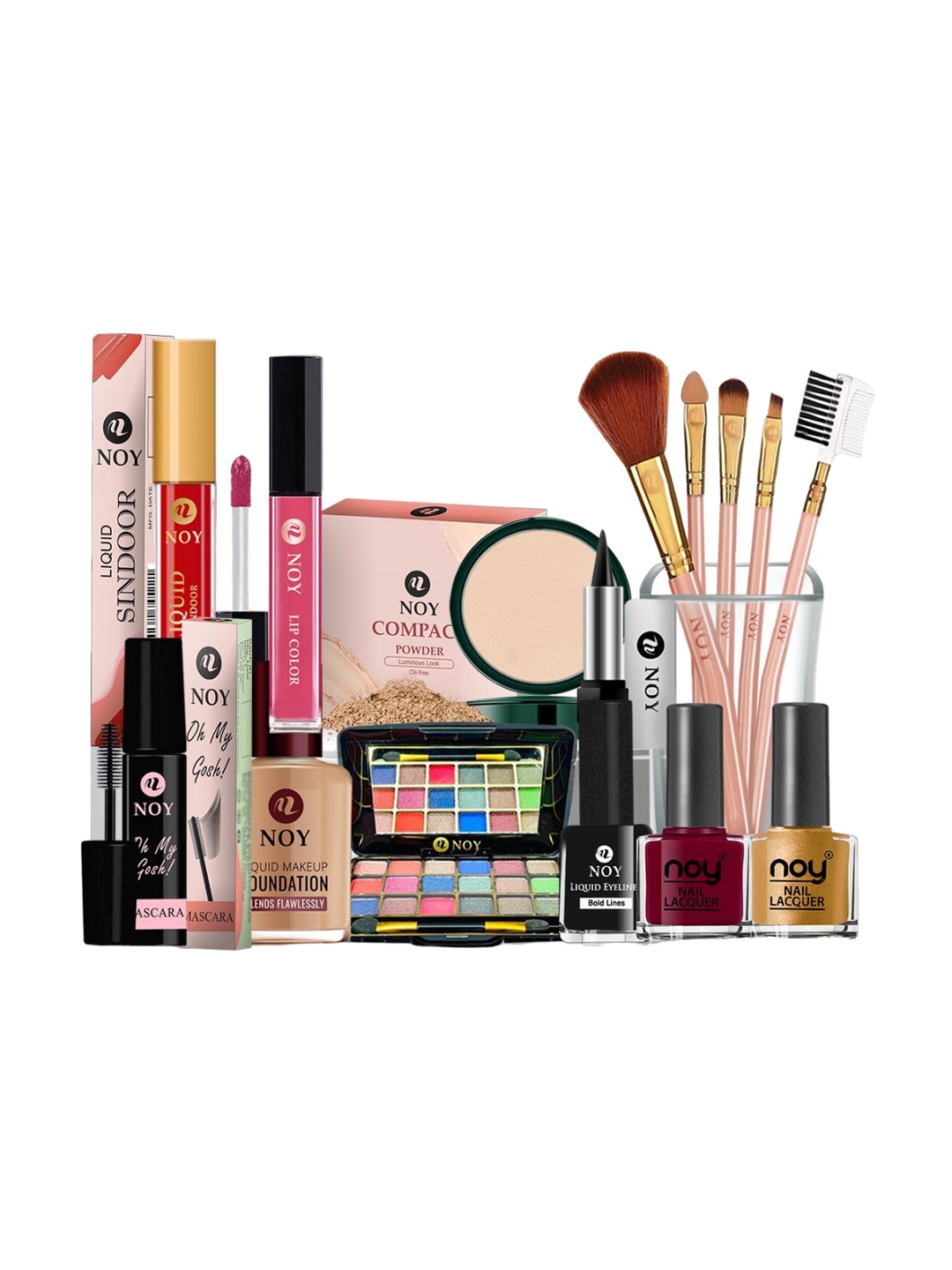 

NOY Set Of 15 Marvel Makeup Combo - Flawless Fusion For Stunning Beauty - No. 678, Nude