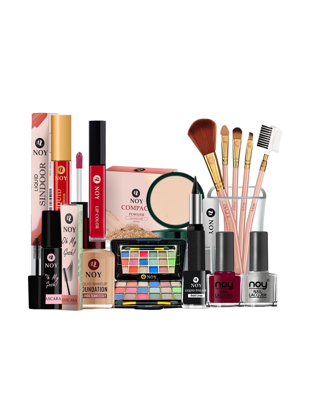

NOY Set Of 15 Elegance Makeup Combo - Timeless Beauty - No. 688, Red