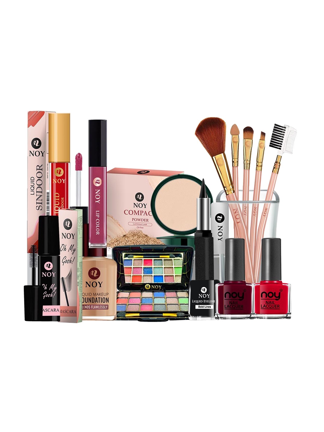 

NOY 15Pcs Makeup Combo - Combo No. 626, Red