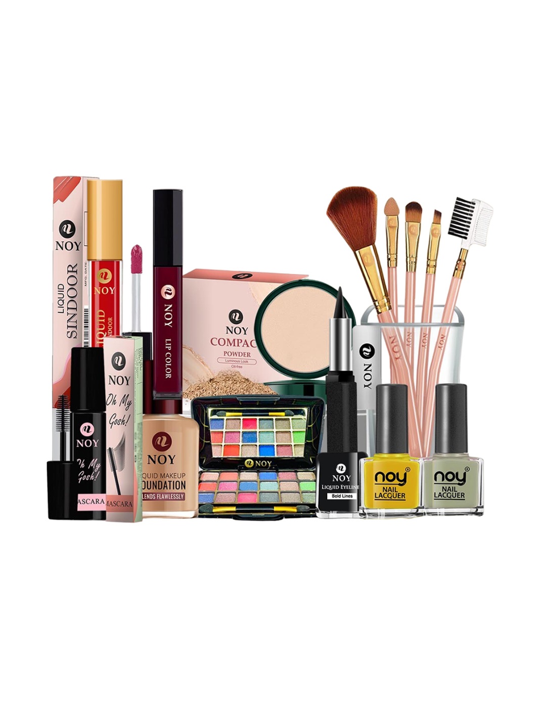 

NOY Set Of 15 Essence Makeup Combo - Effortless Beauty Captured In Harmony - No. 563, Yellow
