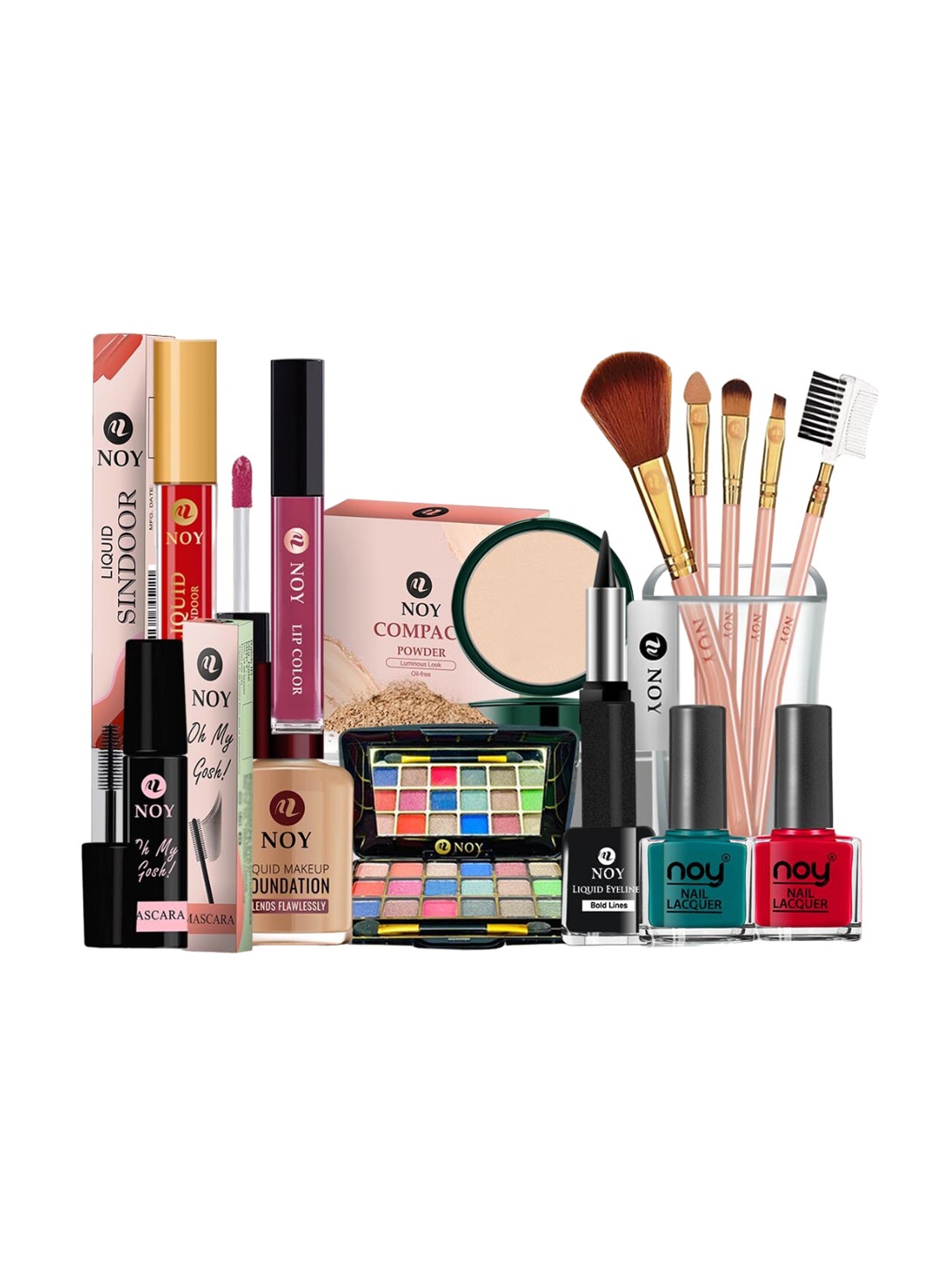 

NOY 15Pcs Makeup Combo- Combo No. 506, Red