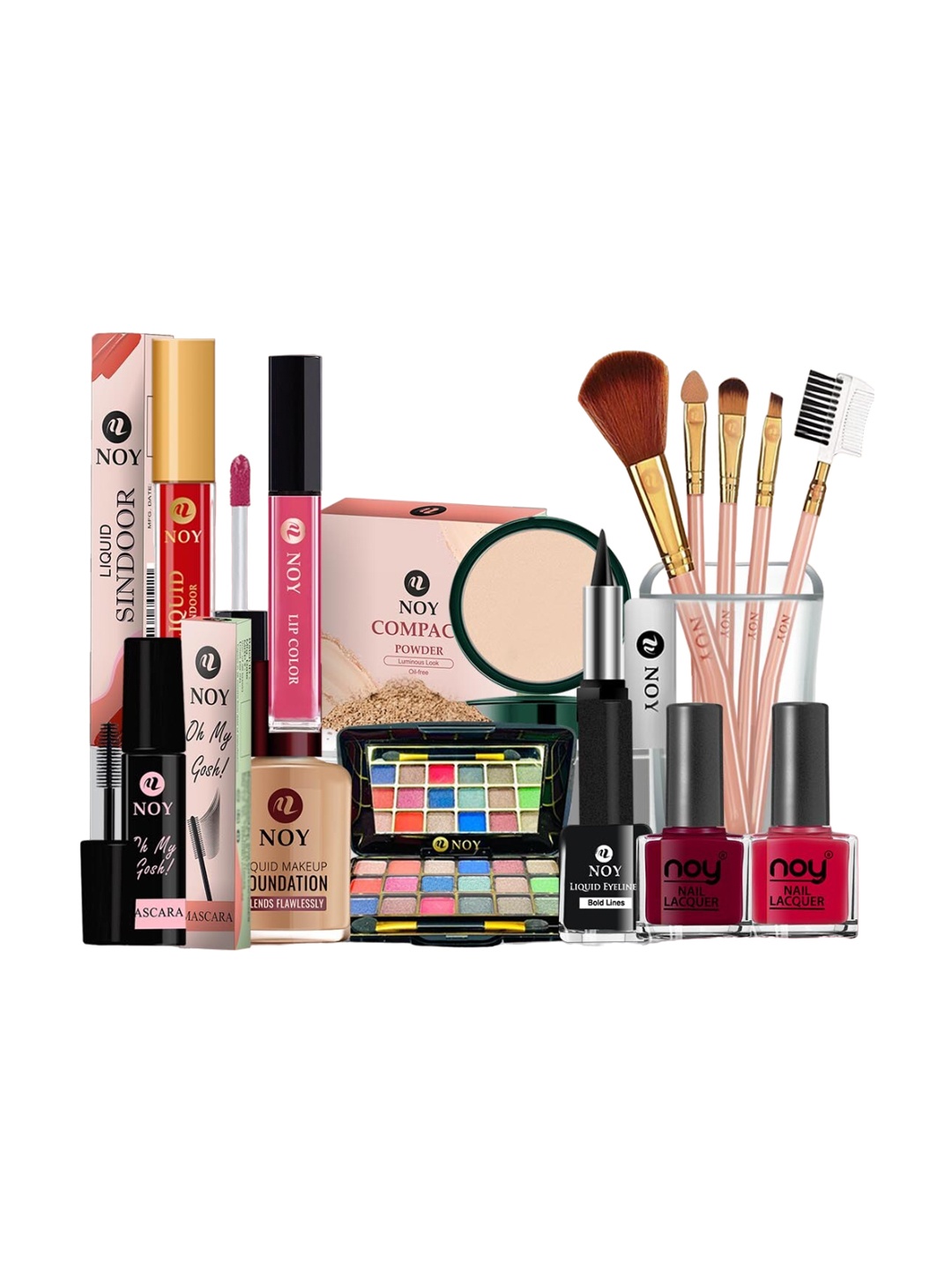 

NOY 15Pcs Makeup Combo- For Gorgeous Results - Combo No. 694, Nude