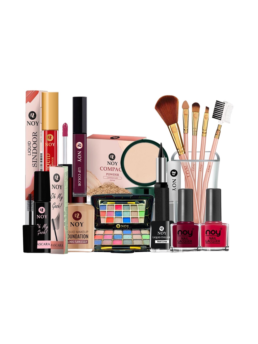 

NOY 15Pcs Professional Glamour Makeup Combo - Combo No. 693, Magenta