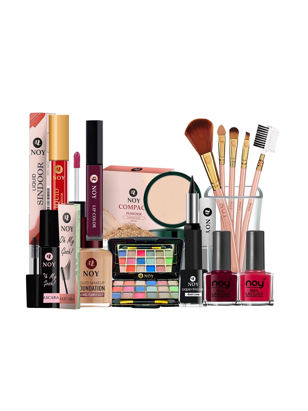 

NOY Set Of 15 Beauty Makeup Combo - No. 645, Magenta
