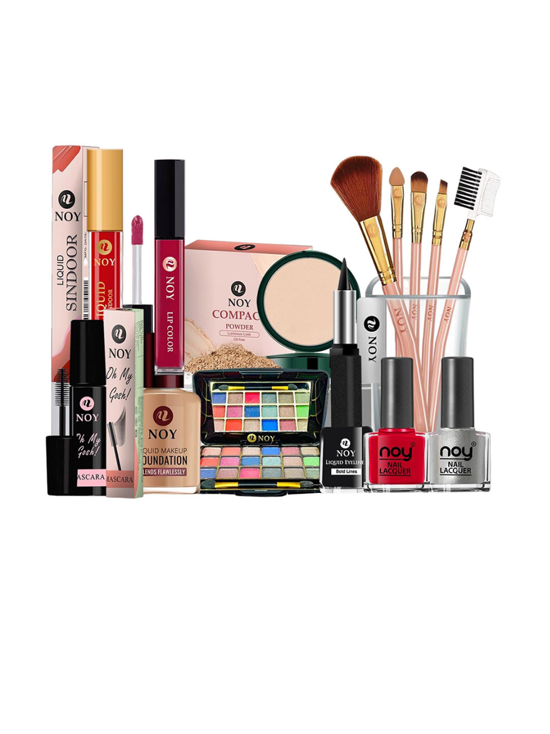 

NOY Set Of 15 Divine Makeup Combo - Heavenly Beauty In Perfect Pairing - No. 759, Red
