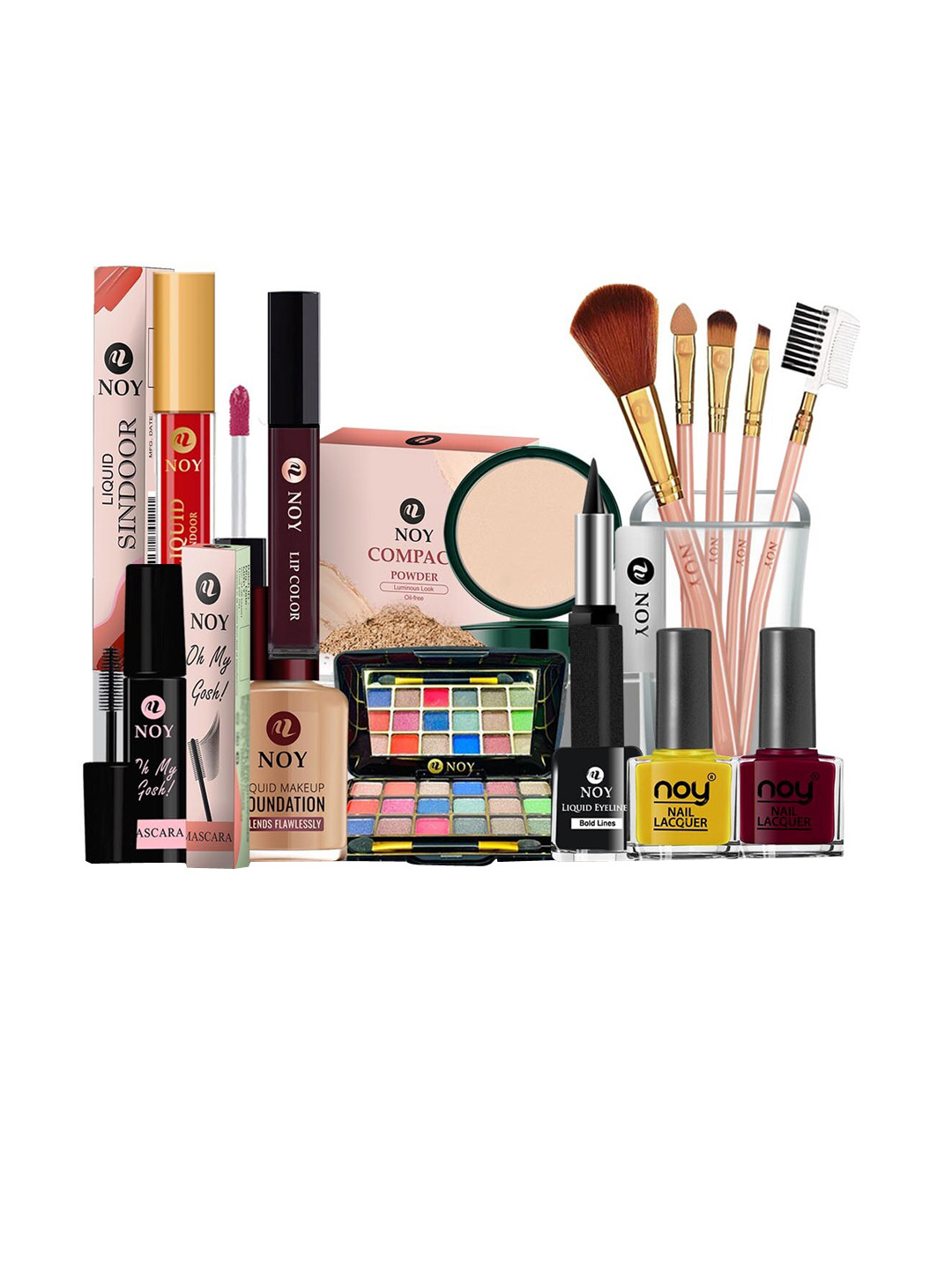 

NOY Set Of 15 Essence Makeup Combo - Effortless Beauty Captured In Harmony - No. 545, Yellow