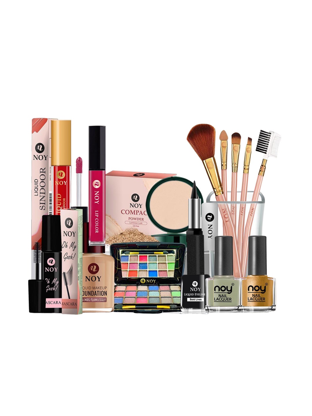 

NOY Set Of 15 Elegance Makeup Combo - Timeless Beauty - No. 724, Green