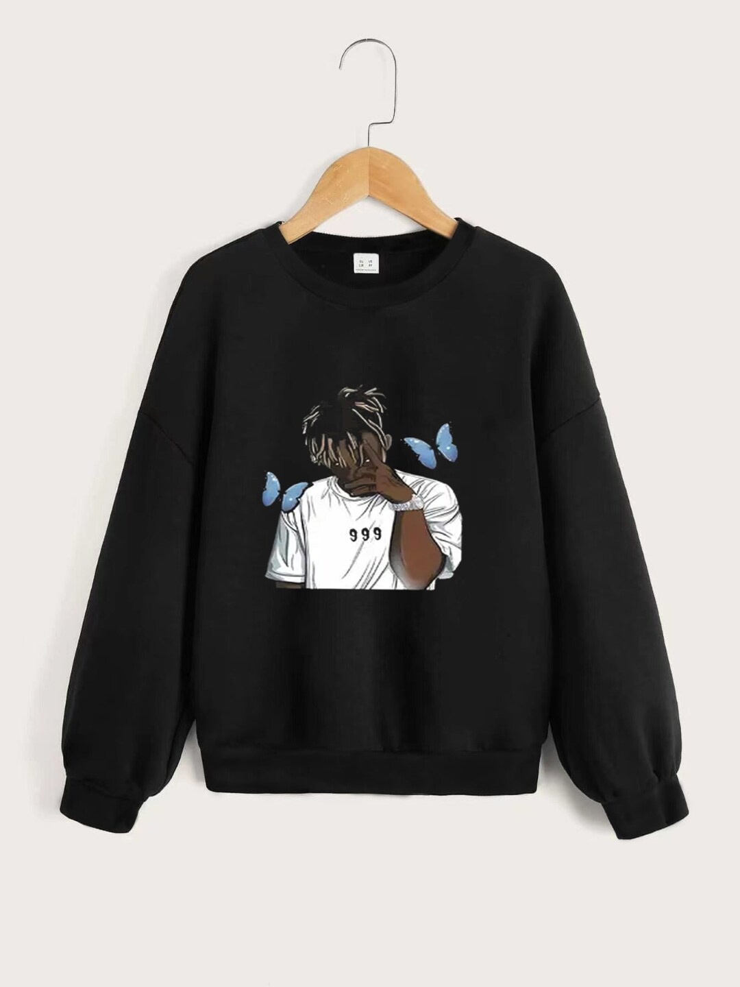 

StyleCast Boys Black Graphic Printed Hooded Sweatshirt