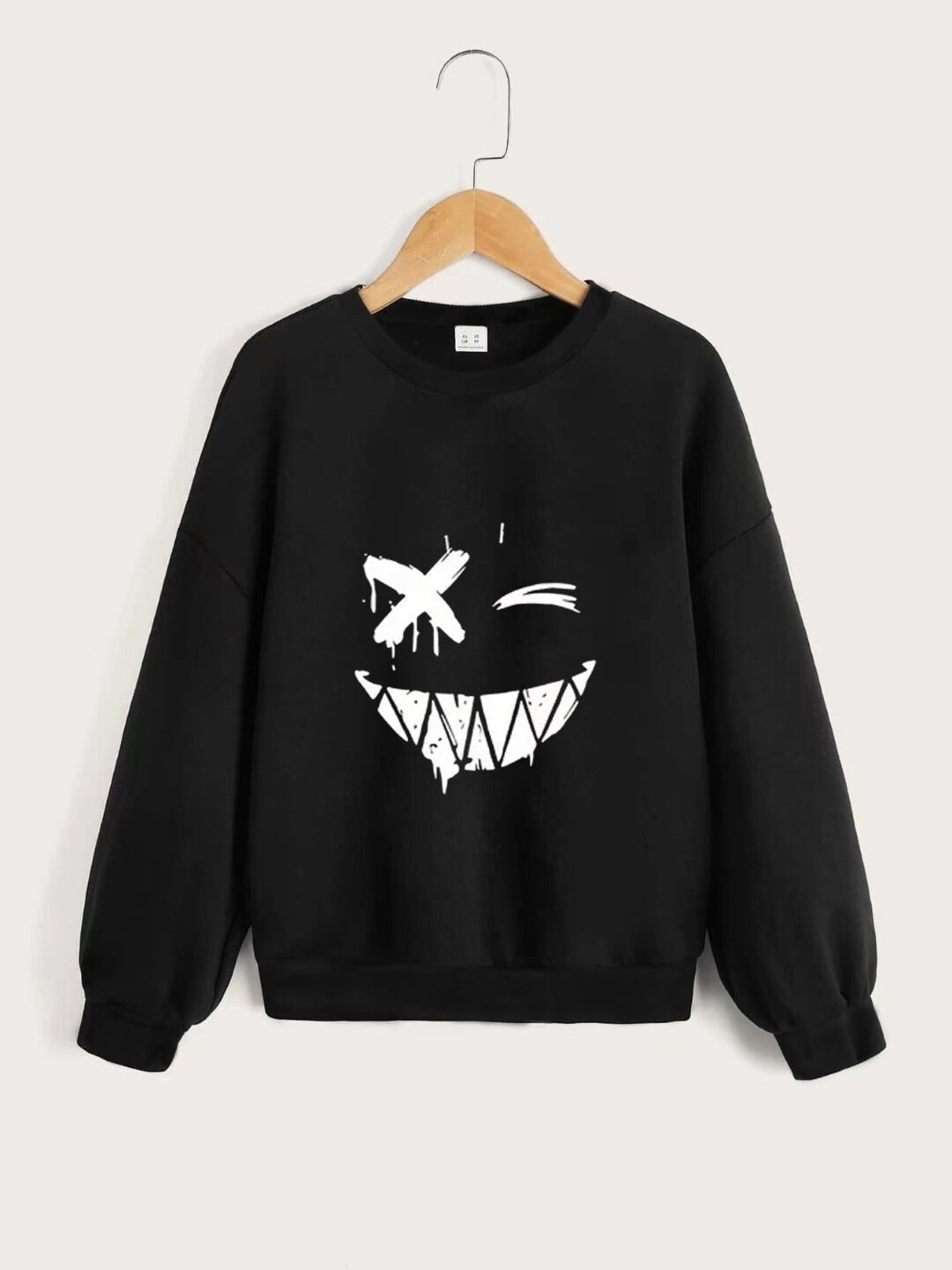 

StyleCast Boys Black & White Graphic Printed Sweatshirt