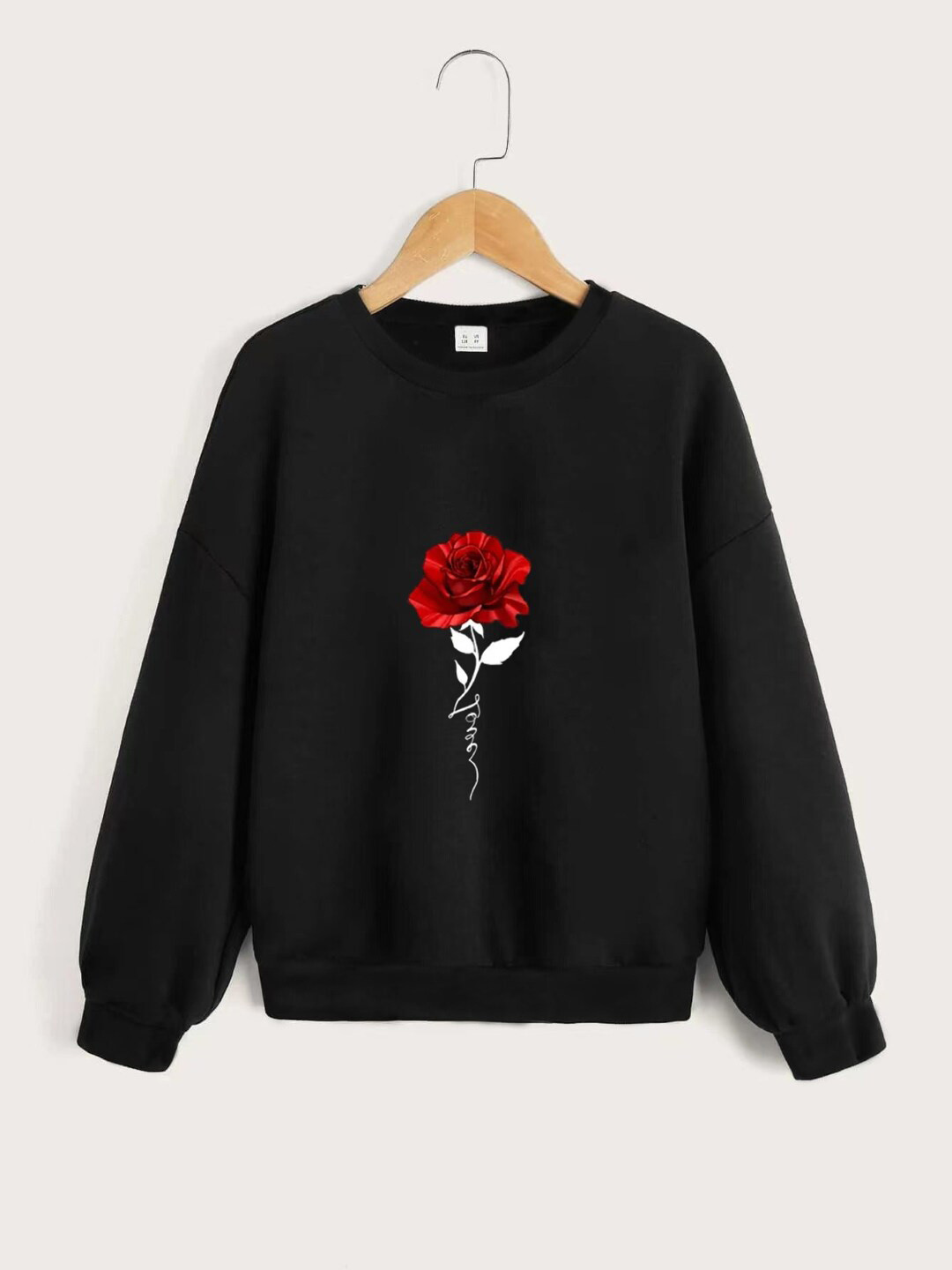 

StyleCast Boys Black Floral Printed Pullover Sweatshirt