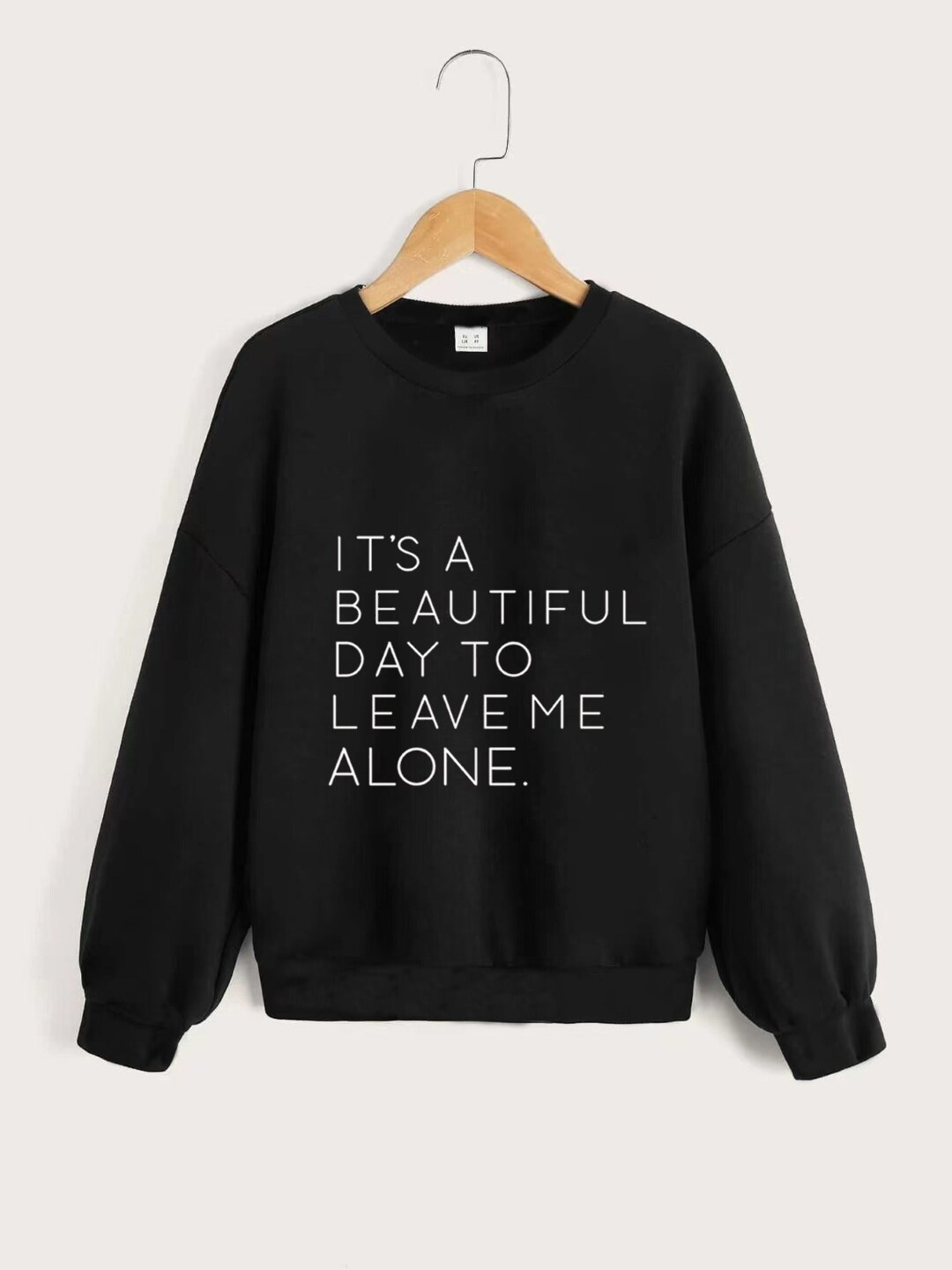 

StyleCast Boys Black Typography Printed Pullover Sweatshirt